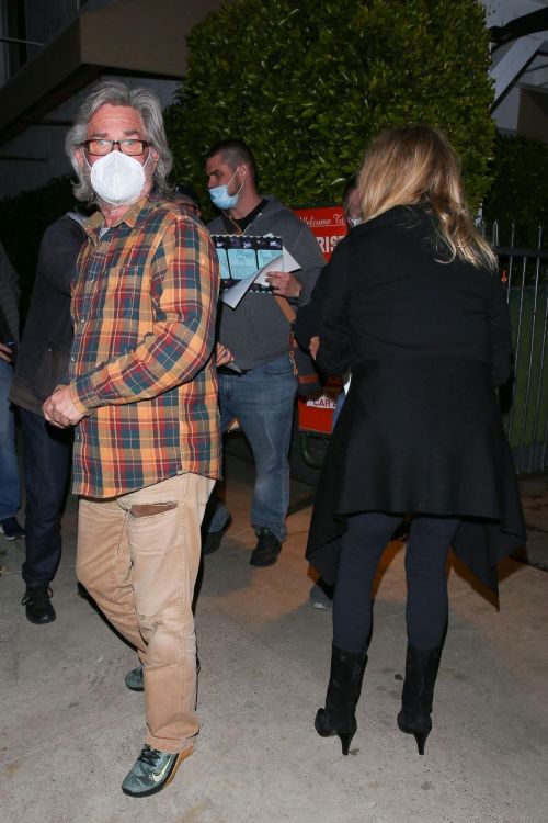Goldie Hawn and Kurt Russell Step Out at Giorgio Baldi Restaurant in Santa Monica 03/10/2021 2