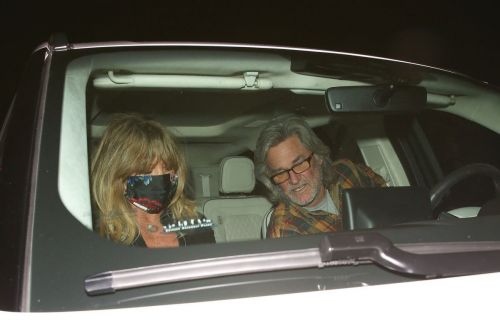 Goldie Hawn and Kurt Russell Step Out at Giorgio Baldi Restaurant in Santa Monica 03/10/2021 4