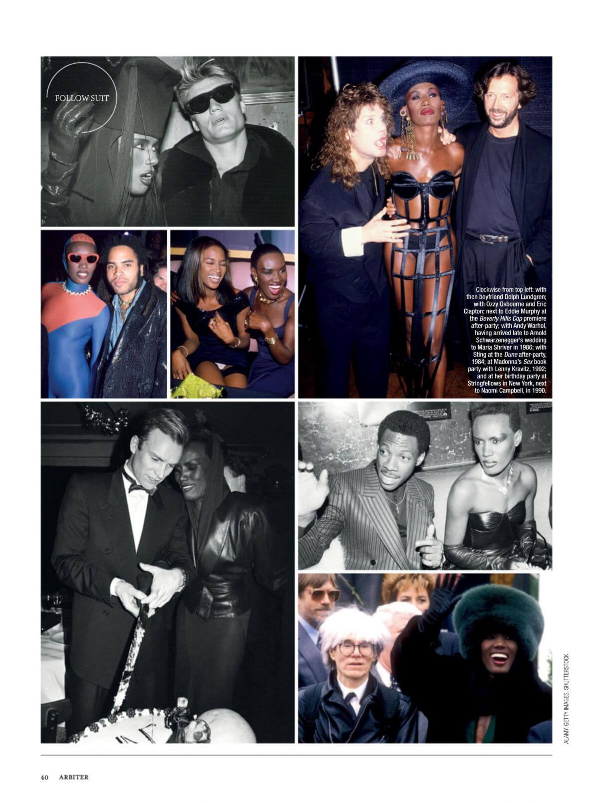 Grace Jones On The Pages Of The Rake Magazine, February 2021