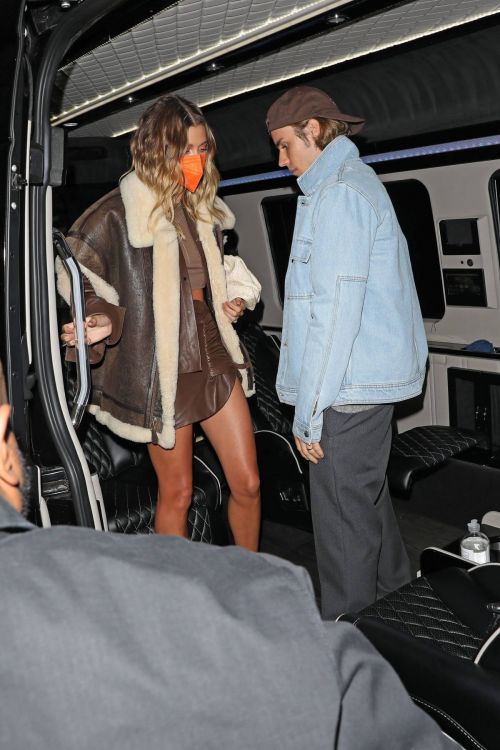 Hailey and Justin Bieber Celebrates Justin