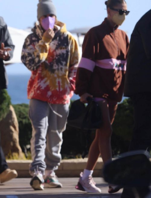 Hailey and Justin Bieber Seen at Nobu in Malibu 03/22/2021 5