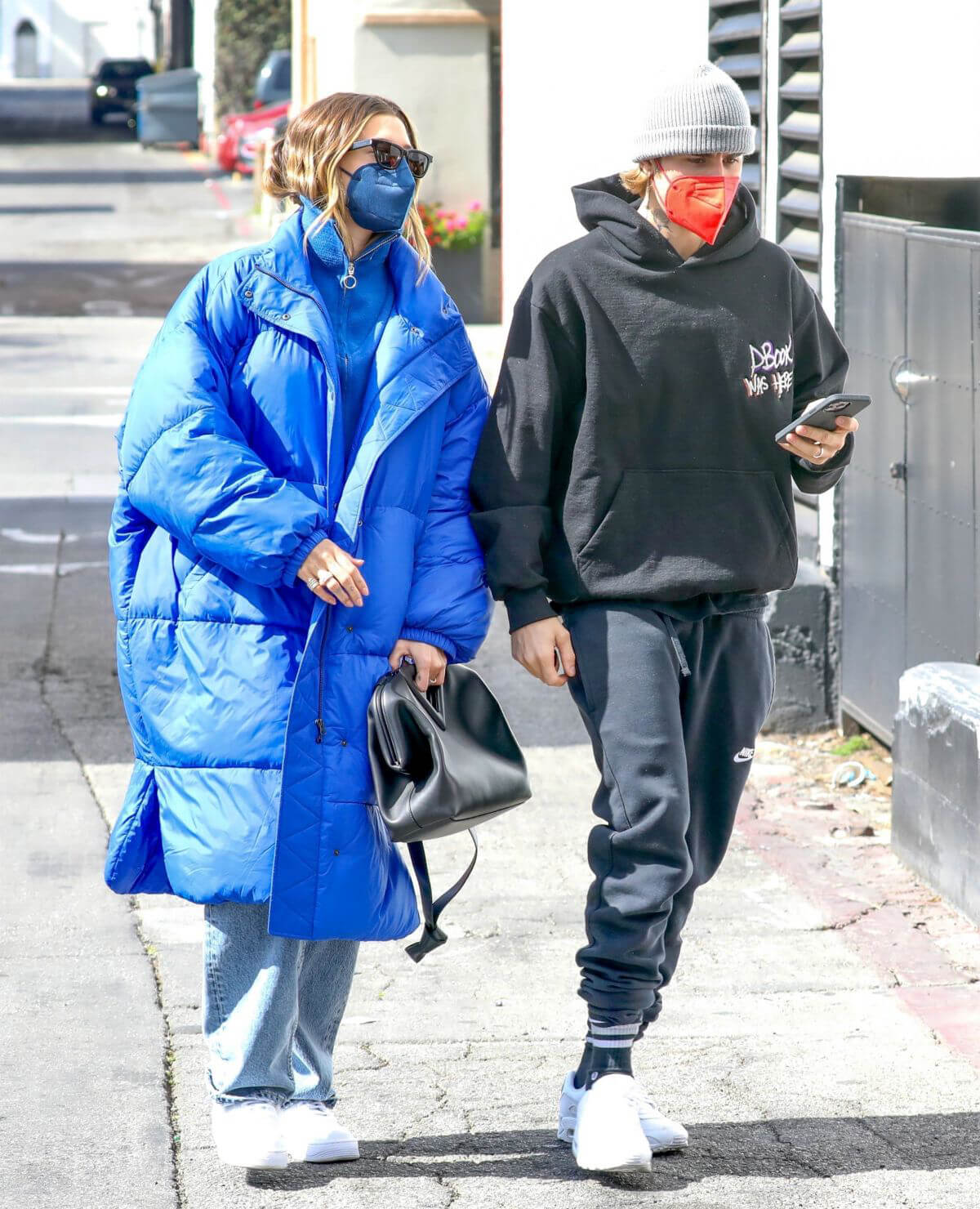 Hailey Bieber and Justin Bieber Spotted Out for Lunch in Beverly Hills 03/14/2021