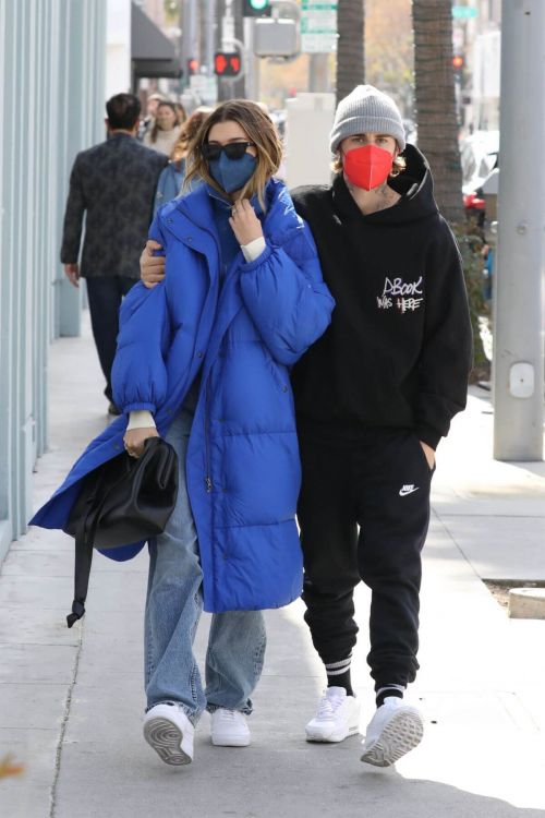 Hailey Bieber and Justin Bieber Spotted Out for Lunch in Beverly Hills 03/14/2021 2