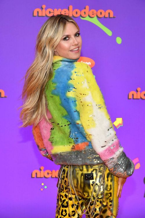 Heidi Klum attends Nickelodeon's 2021 Kids' Choice Awards in Santa Monica 03/13/2021