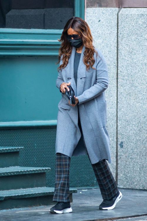 Iman in Street Style Day Out in New York 03/11/2021