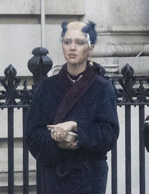 Iris Law and Maisie Williams Seen on the Set of Danny Boyle