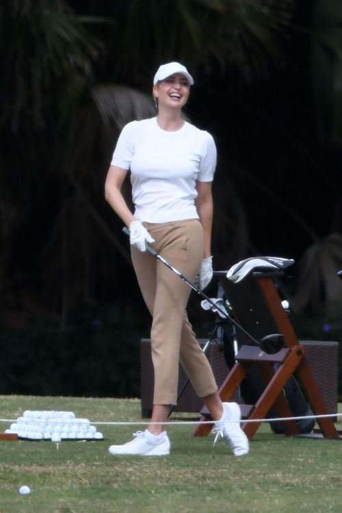 Ivanka Trump Enjoys Playing Golf in Miami 03/14/2021 2