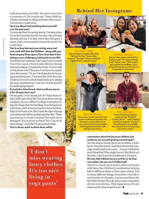 Jennifer Garner Covers People Magazine, April 2021 6
