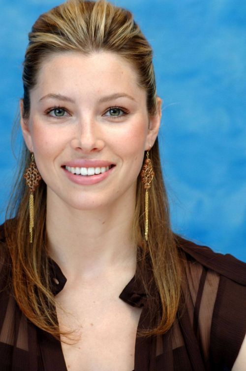 Jessica Biel Throwback Pictures of Stealth Press Conference 07/23/2005 4