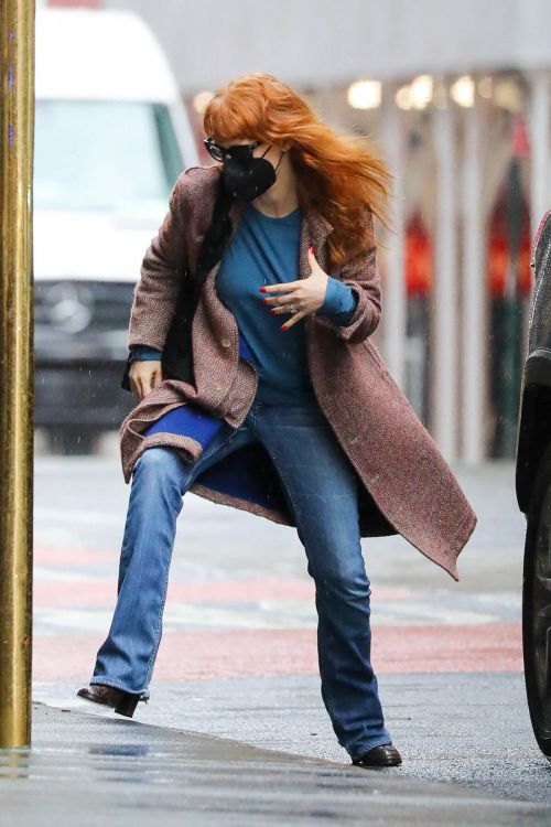 Jessica Chastain Day Out on Her Birthday in New York 03/24/2021 1