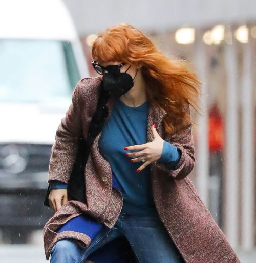 Jessica Chastain Day Out on Her Birthday in New York 03/24/2021 2