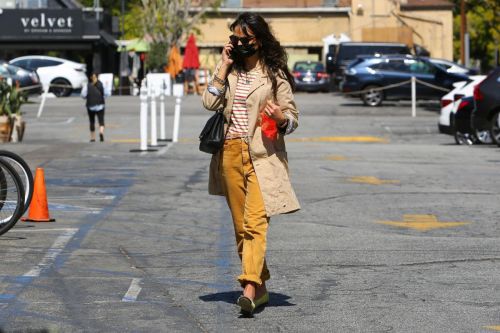 Jordana Brewster in Street Style Out in Brentwood 03/13/2021 1