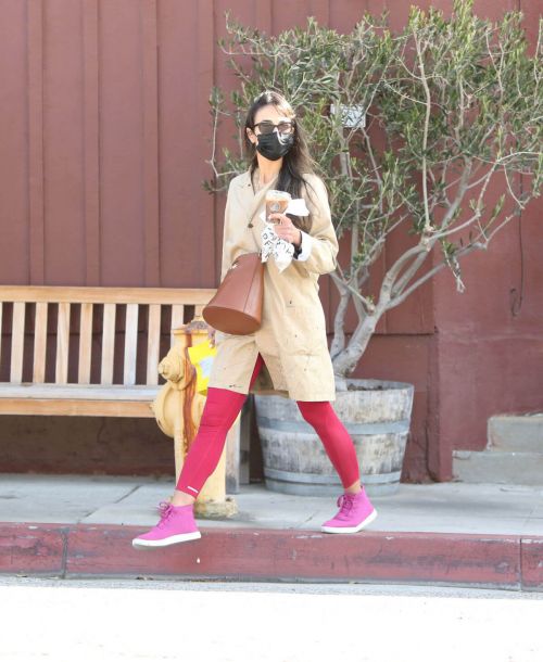 Jordana Brewster Seen at Brentwood Country Mart 03/24/2021 1