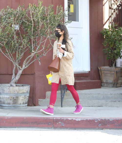 Jordana Brewster Seen at Brentwood Country Mart 03/24/2021 2