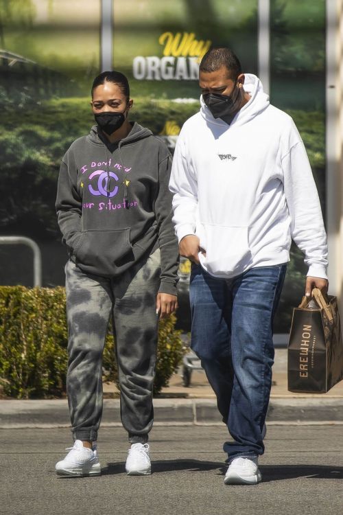 Jordyn Woods Out and About with Her Brother in Los Angeles 03/13/2021 2