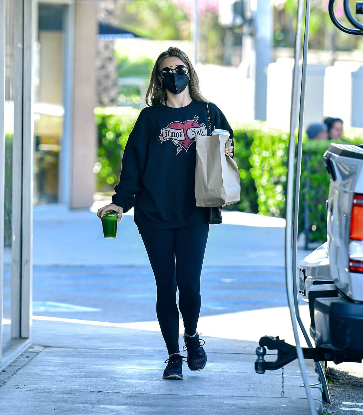 Julianne Hough Seen at Starbucks in West Hollywood 03/22/2021