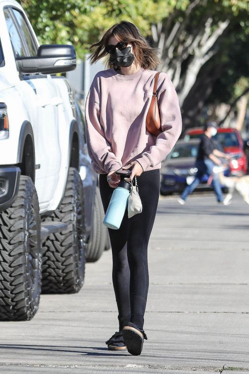 Kaia Jordan Gerber Leaving a pilates class in West Hollywood, February 24, 2021 1