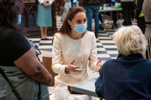 Kate Middleton Seen at Coronavirus Disease Vaccination Centre at Westminster Abbey 03/23/2021 2