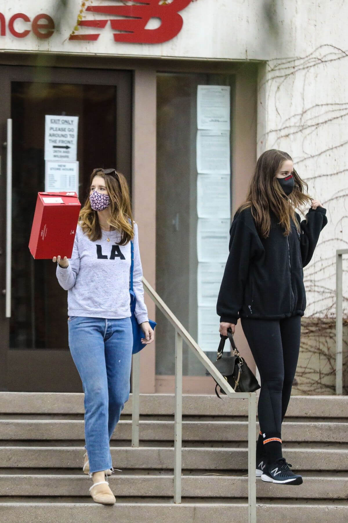 Katherine Schwarzenegger and Christina Schwarzenegger Leaves New Balance Shoe Store in Santa Monica 03/12/2021