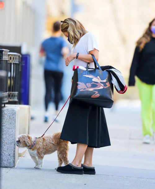Kelly Ripa Day Out with Her Dog in New York 03/13/2021 2