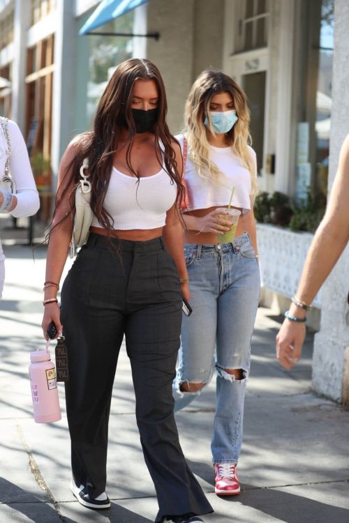 Kelsey Calemine and Anastasia Karanikolaou Spotted in Beverly Hills 02/24/2021 5