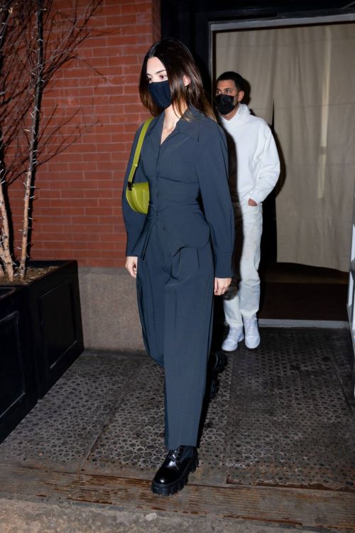 Kendall Jenner Seen at Nobu in New York 03/20/2021