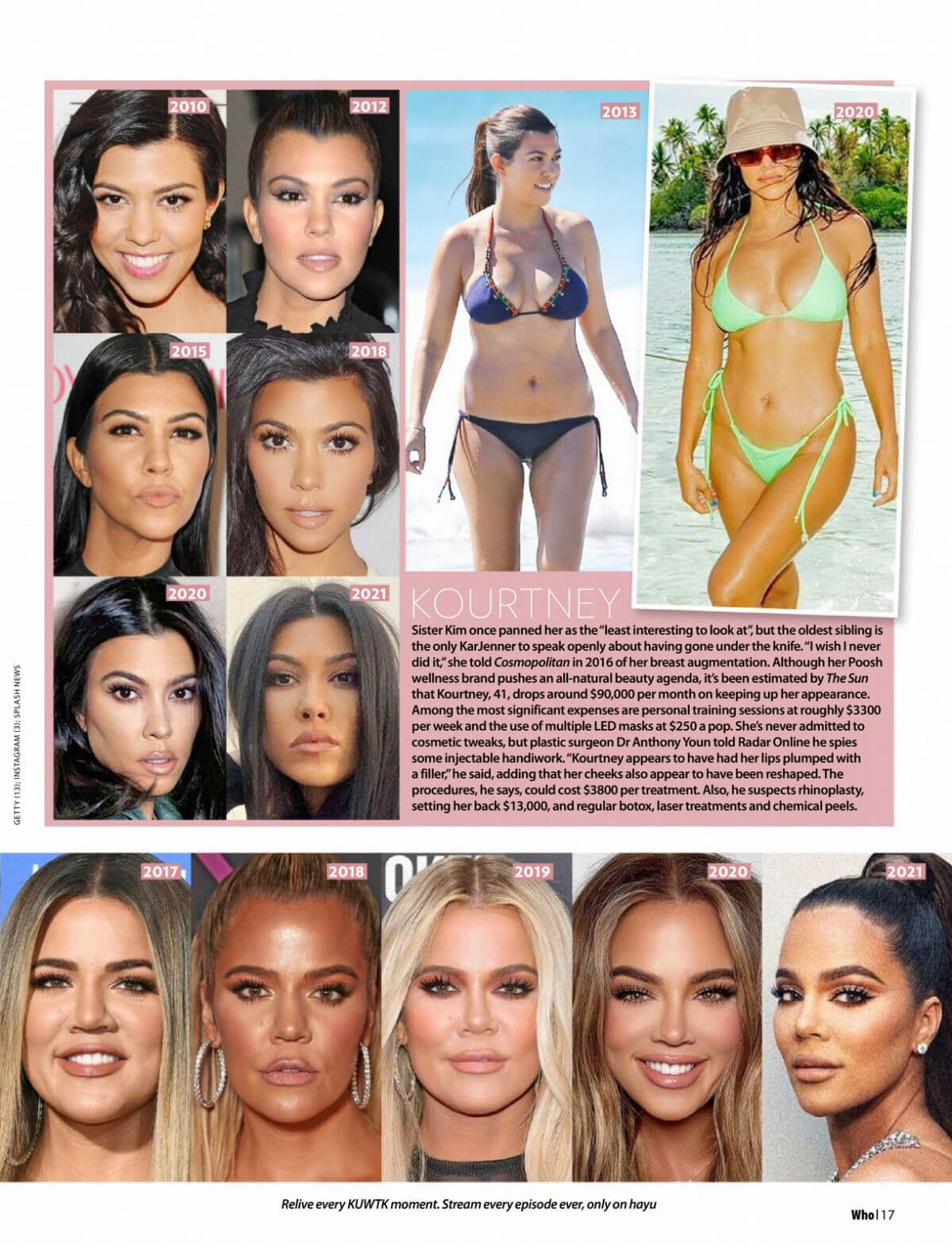 Kim Kardashian, Kendall and Kylie Jenner in Who Magazine, March 2021 6