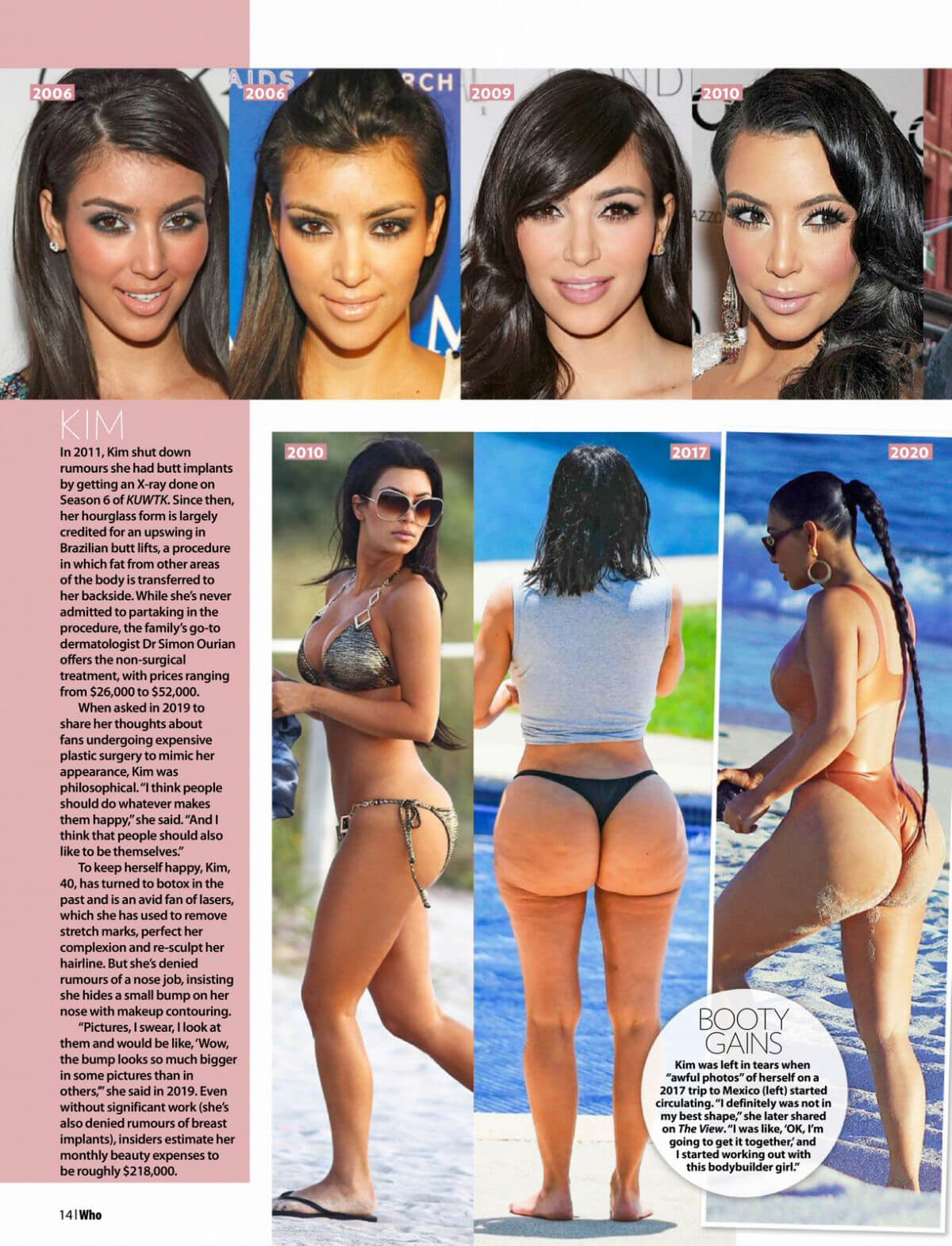 Kim Kardashian, Kendall and Kylie Jenner in Who Magazine, March 2021 3