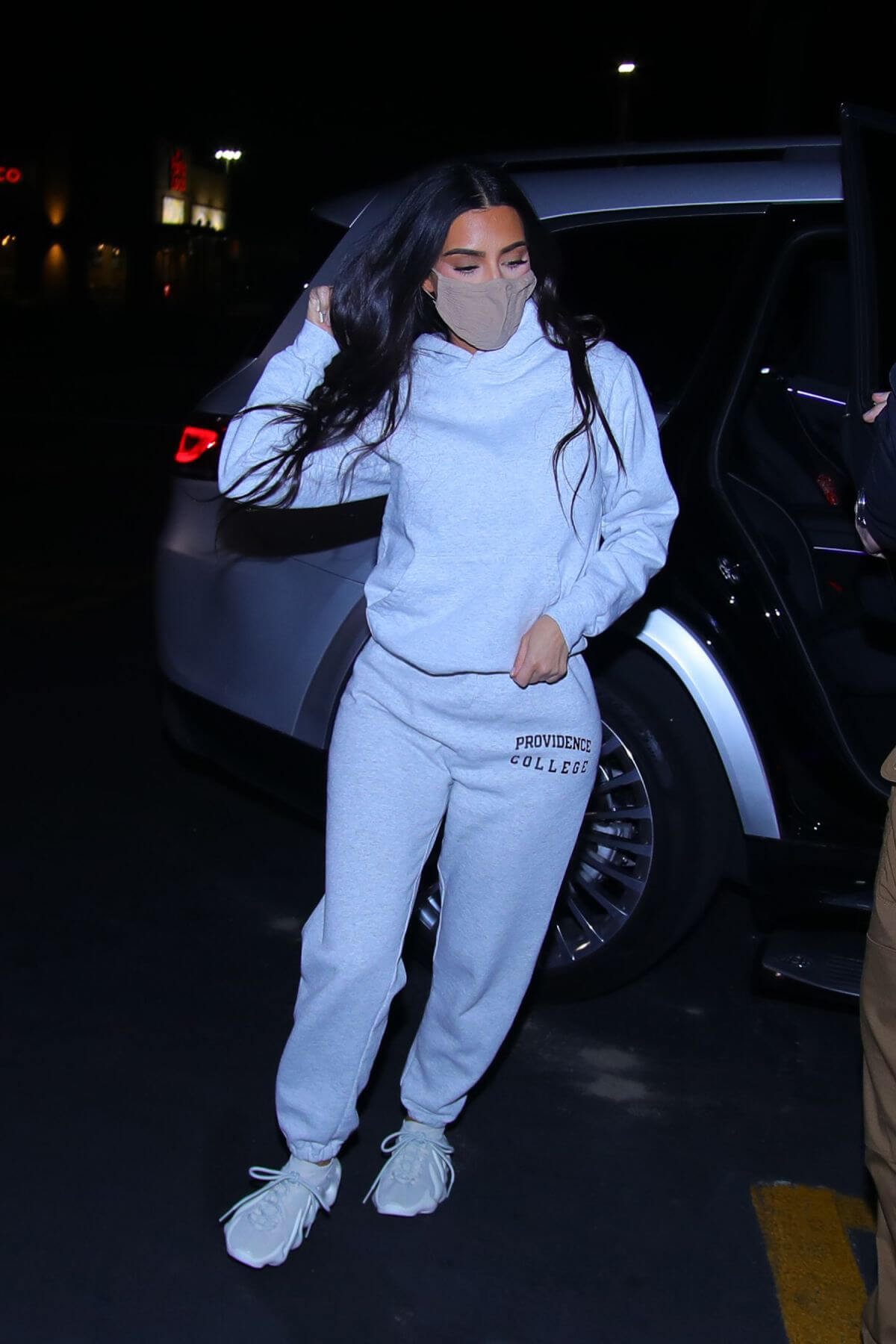 Kim Kardashian Seen at a McDonalds in Calabasas 03/16/2021