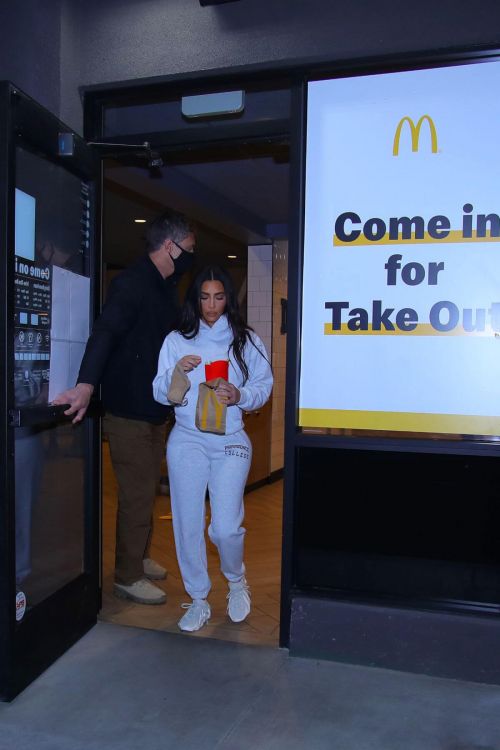 Kim Kardashian Seen at a McDonalds in Calabasas 03/16/2021 1