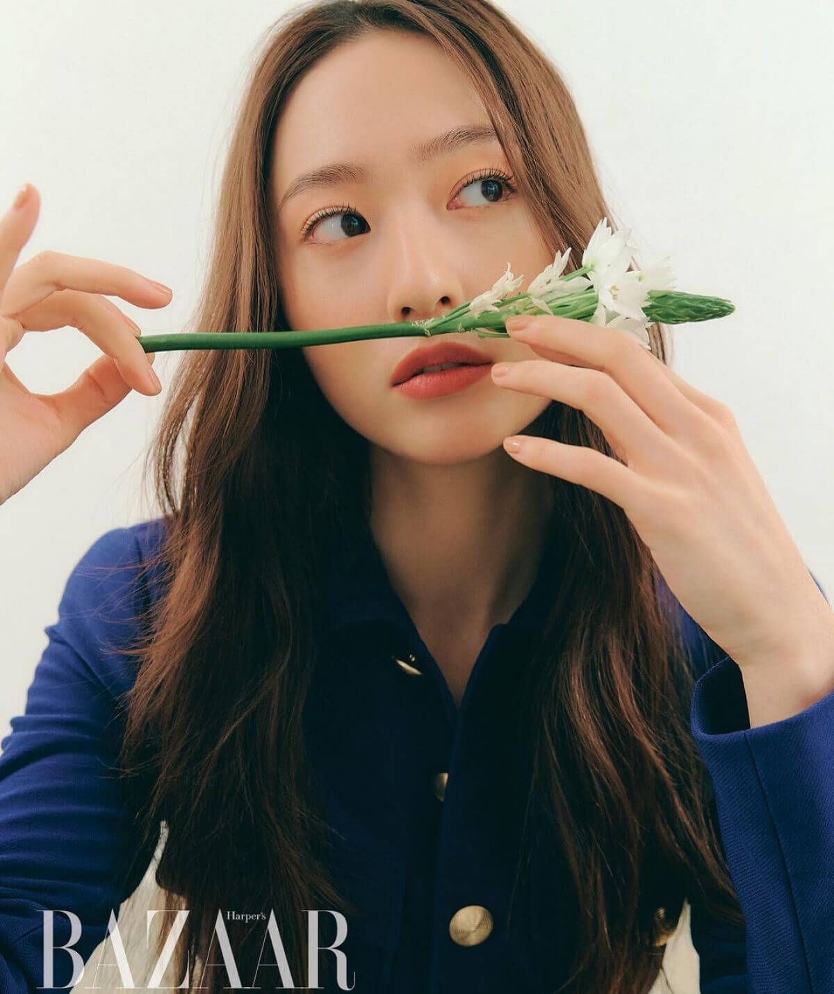 Krystal Jung Covers Harper's Bazaar Magazine, Korea April 2021
