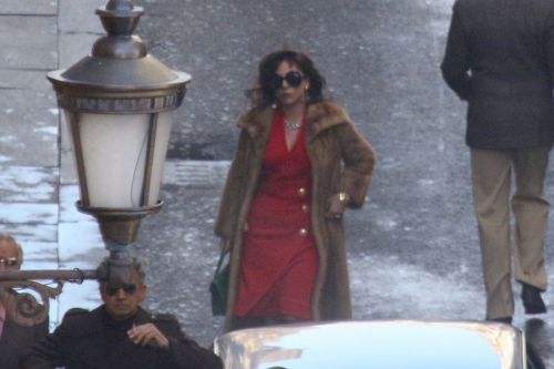 Lady Gaga Arrived on the Set of House of Gucci in Rome 03/31/2021