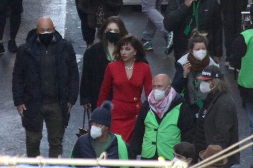 Lady Gaga Arrived on the Set of House of Gucci in Rome 03/31/2021 2