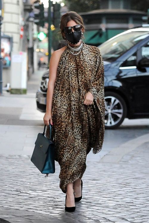 Lady Gaga in Leopard Dress Out and About in Rome 02/24/2021 6