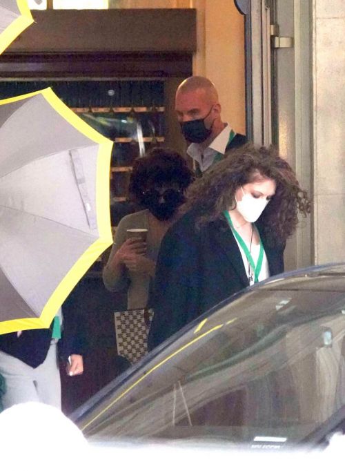 Lady Gaga is Seen Leaving Her Hotel in Rome 03/24/2021 1
