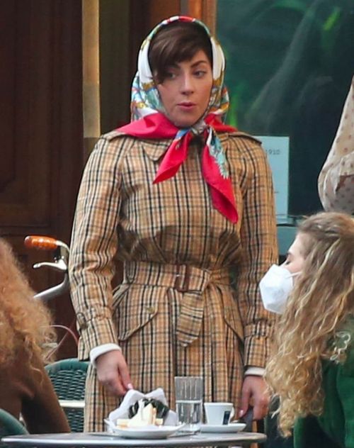 Lady Gaga Seen on The Set of Ridley Scott