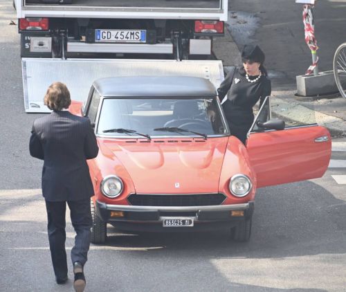 Lady Gaga Spotted on the Set of House Of Gucci in Milan 03/13/2021 1