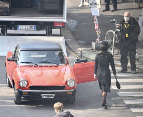 Lady Gaga Spotted on the Set of House Of Gucci in Milan 03/13/2021 2