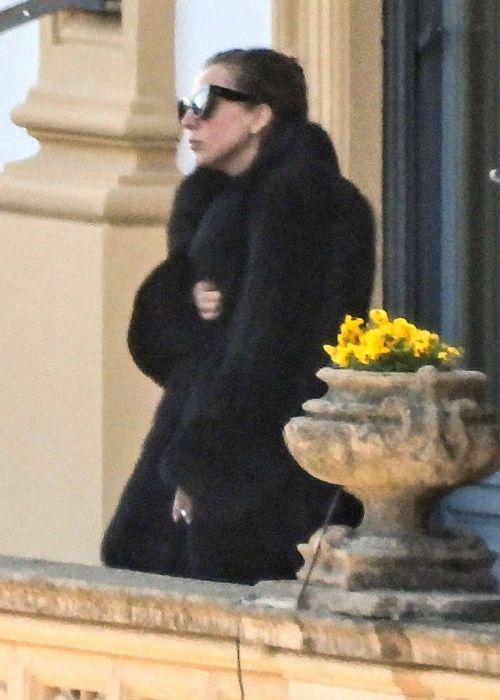 Lady Gaga Takes a Break from Filming House of Gucci 03/19/2021