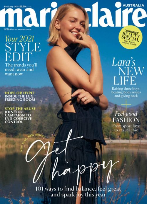 Lara Bingle on the cover of Marie Claire Magazine, Australia February 2021 4