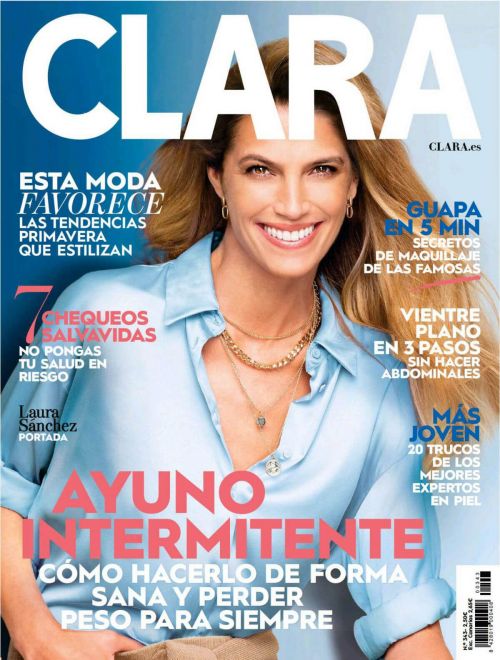 Laura Sanchez on the cover page of Clara Magazine, March 2021 2