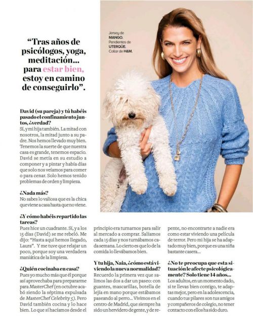 Laura Sanchez on the cover page of Clara Magazine, March 2021 4