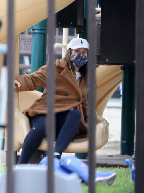 Leighton Meester Seen at a Park in Los Angeles 03/25/2021 1