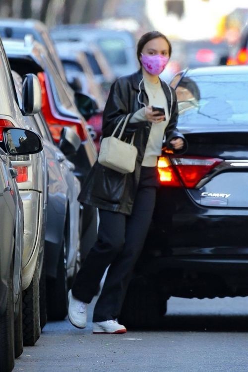Lily-Rose Depp in Street Style Out and About in New York 03/10/2021 2
