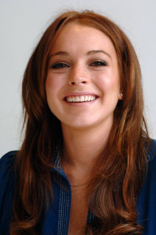 Lindsay Lohan Throwback Pictures of Just My Luck Press Conference 04/28/2006 7