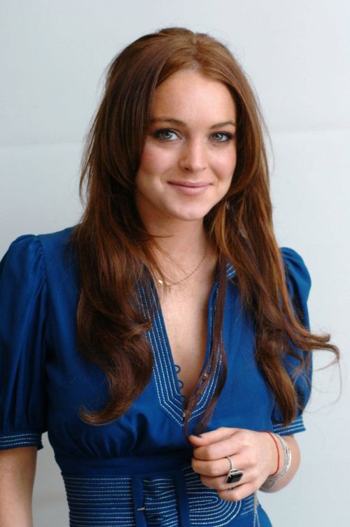 Lindsay Lohan Throwback Pictures of Just My Luck Press Conference 04/28/2006 9
