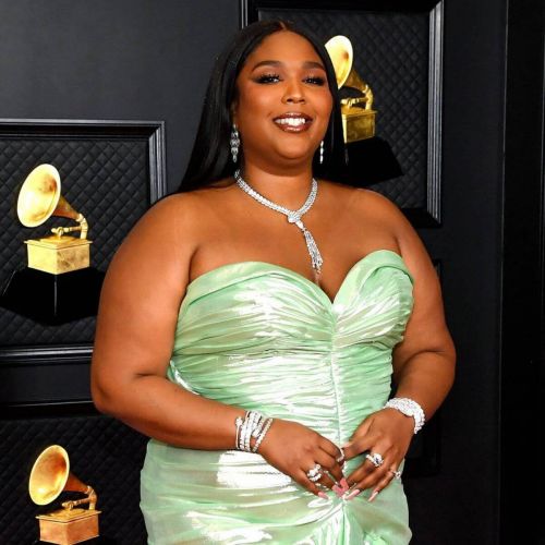 Lizzo Seen at 2021 Grammy Awards in Los Angeles 03/14/2021 5