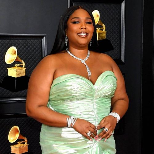 Lizzo Seen at 2021 Grammy Awards in Los Angeles 03/14/2021 3