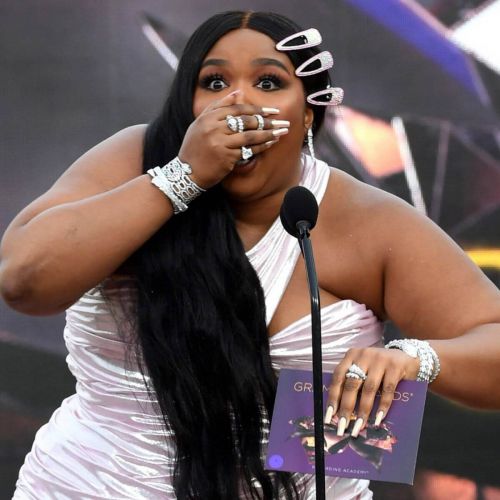 Lizzo Seen at 2021 Grammy Awards in Los Angeles 03/14/2021 3