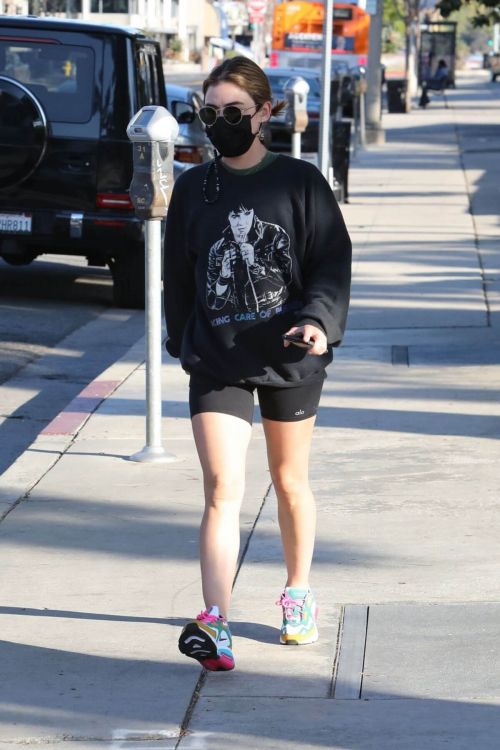 Lucy Hale Out and About for Coffee in Los Angeles 02/24/2021 6